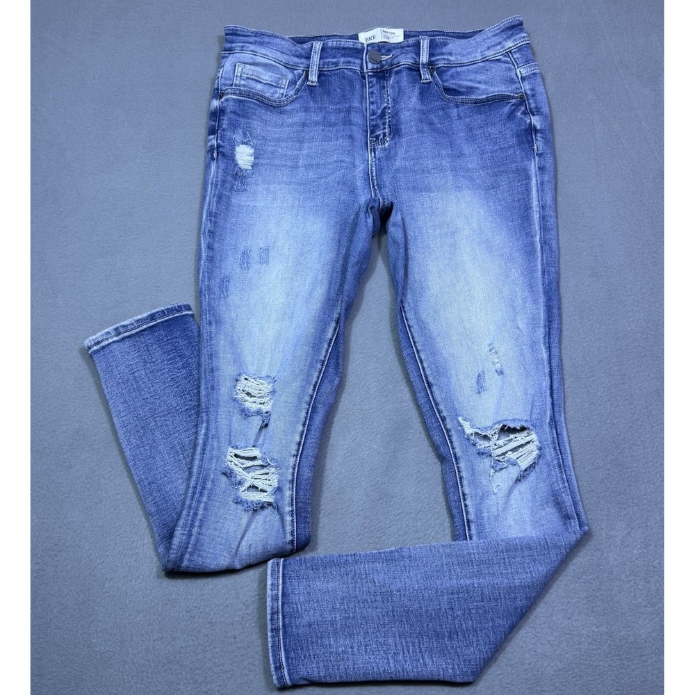 BKE Jeans Womens 29 (30x30) PAYTON Universal Fit Midrise Skinny Distressed